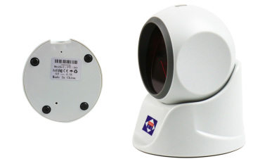 Cheap table stand 1D laser barcode scanner rs-232 for supermarket
