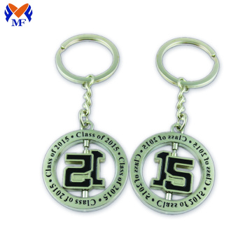 Borong Silver Letter Keychains azimat