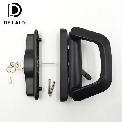 New design sliding D lock doors handle