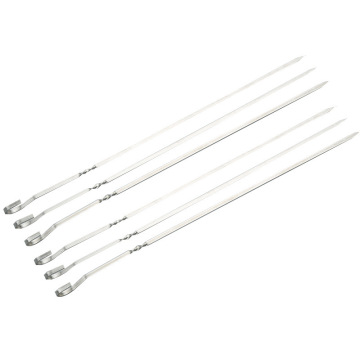 304 Stainless Steel Reusale BBQ Grill Skewers