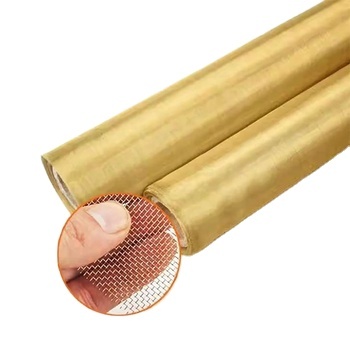 Xuze Brass Woven Wire Mesh in Various Mesh Sizes: 20, 50, 100, 150, 200 Mesh