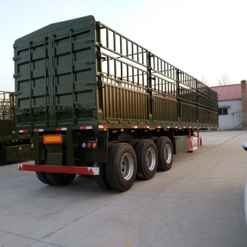 40Ton High Drop Side Wall Cargo Trailer