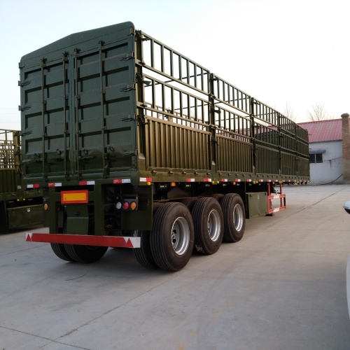 40Ton High Drop Side Wall Cargo Semi Trailer