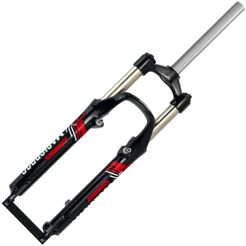 26-inch Mountain Bike Aluminum Alloy Front Suspension Dual-Purpose Disc/V-Brake Shock Absorber 28.6mm Steerer Tube Fork