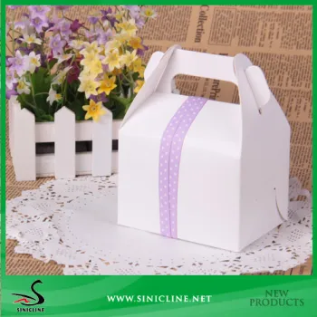 Sinicline custom made foldable/collapsible Paper Cake box