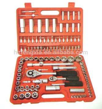 108pcs 1/4 &1/2" socket tool set CRV