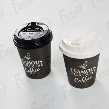 custom paper cup hot paper single wall cup