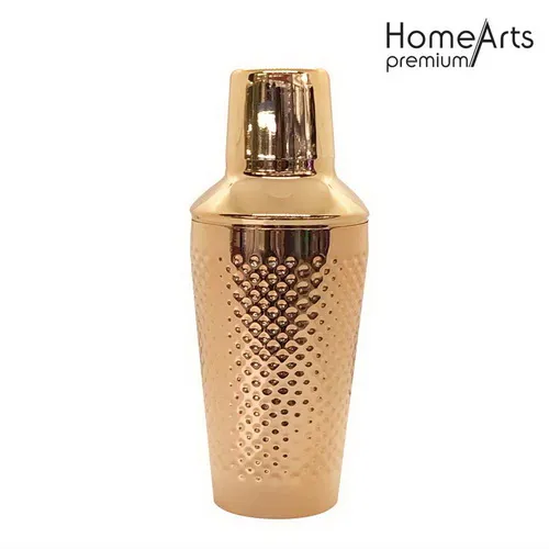 Rose gold finish Stainless steel cocktail martini shaker