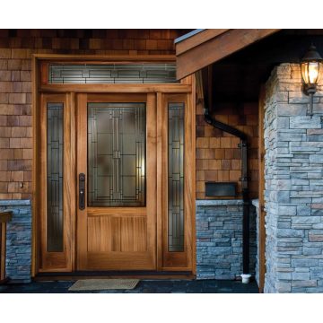 Revêtement en poudre de grain de bois pour cadre de porte