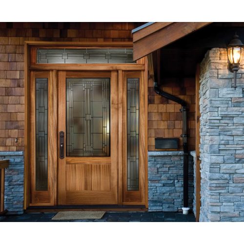 Revêtement en poudre de grain de bois pour cadre de porte