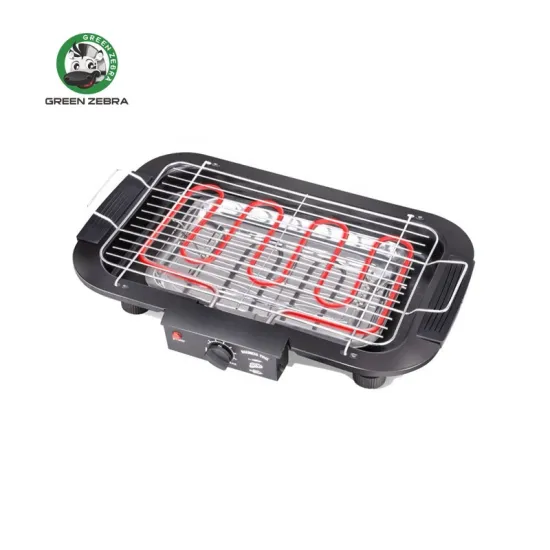 Smokeless Portable Electric BBQ Grill for Indoor Tabletop Barbecue