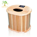 Sauna de barril de massagem com os pés com infravermelho distante