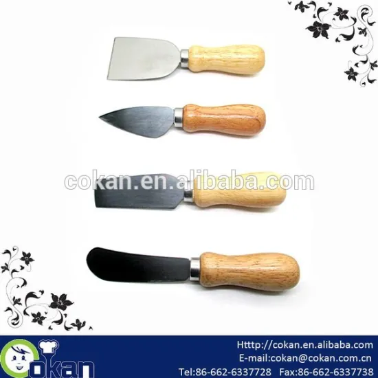 High Quality 4pcs cheese knife set with wooden handle,cheese tool set CK-KS016