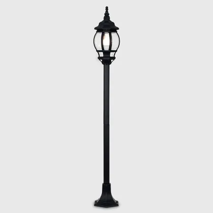 Outdoor Gate Pillar Lights: Classic Plastic Garden Lighting for Exterior Decor