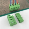 4 poles 7.62 pitch male female terminal block