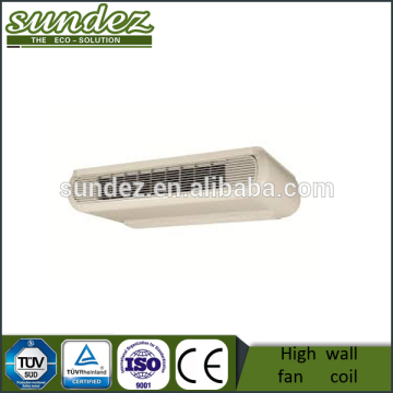 Sundez high static pressure hydronic vertical fan coil,high wall fan coil unit