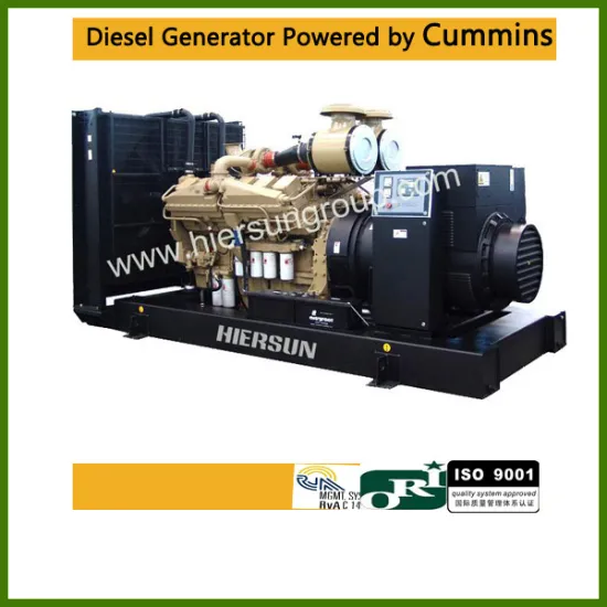 Powered by Cummins 576KW/720KVA Diesel Generator