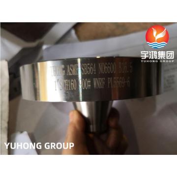 ASTM B564 N06600 WNRF Nickel Alloy Forged Flange