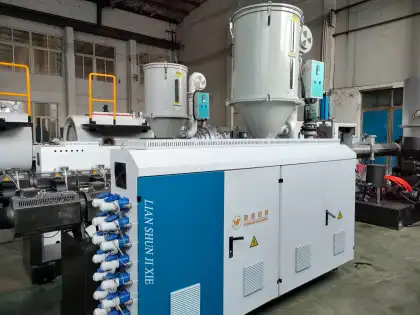 Single Screw Extruder with Screw Feeder for Corrugated Pipe Manufacturing Machine