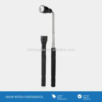 Telescopic LED Flashlight Magnetic Head and Base