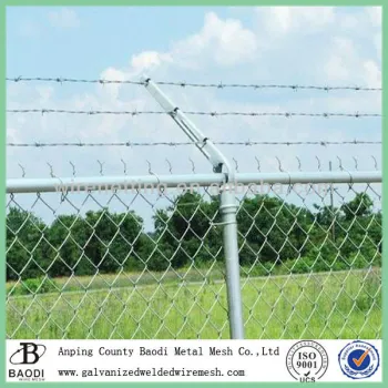 security construction yard guard chain link fence