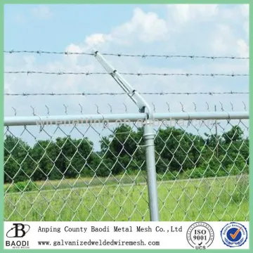 security construction yard guard chain link fence