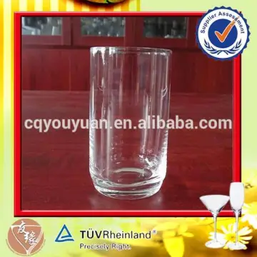 China cheap super white glassware handblown 250ml airline glass