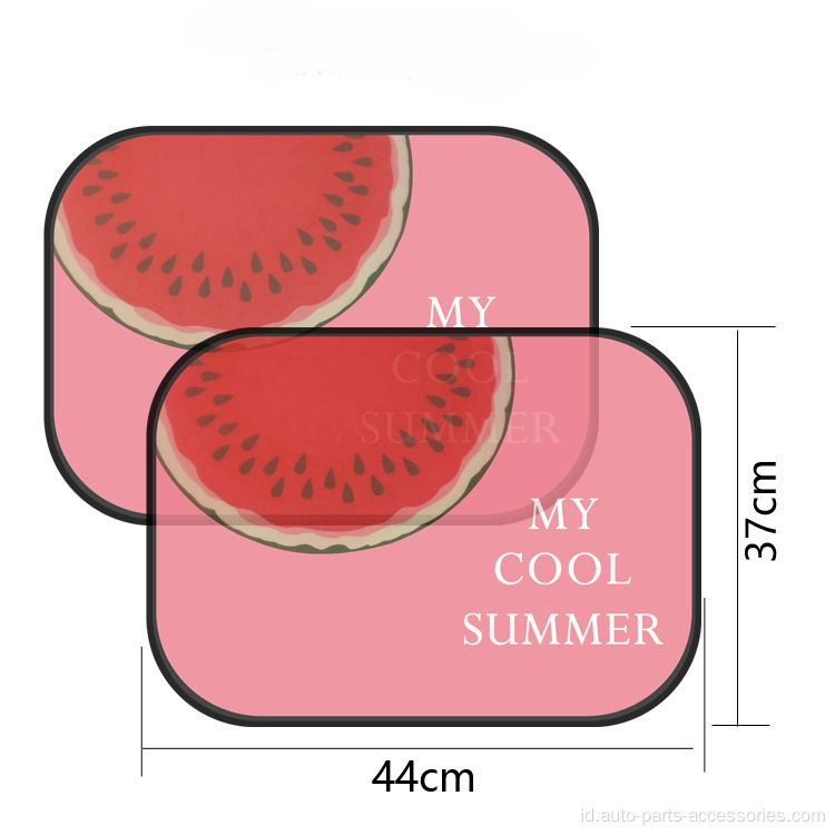 Lapisan ganda lucu tirai mobil bukti matahari yang disesuaikan