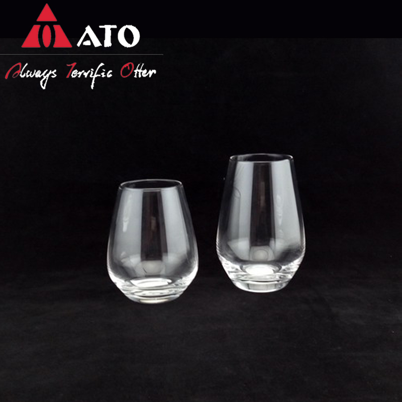 ATO Crystal Liquid Holder unhas de copo de vidro Uísque de vidro