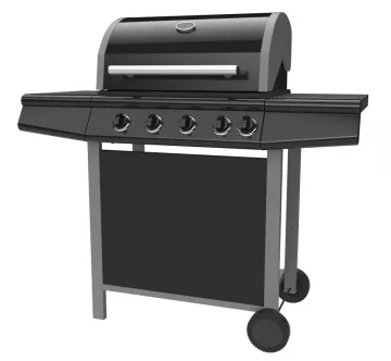 Gas Barbecue Grill with Side burner