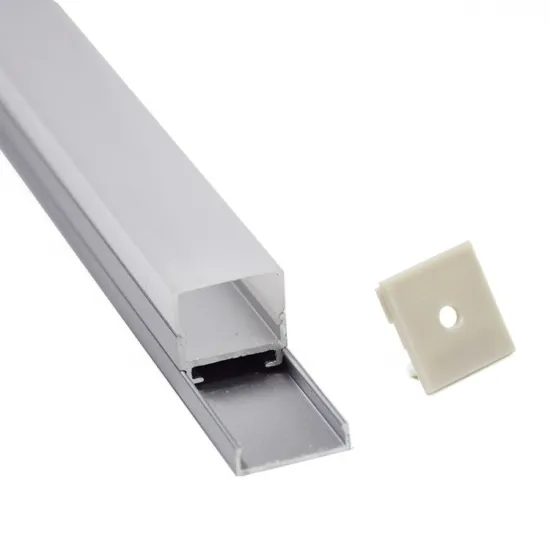Recessed Aluminum Profile for LED: 6063 Extrusion Channel with Accessories for Display Lighting