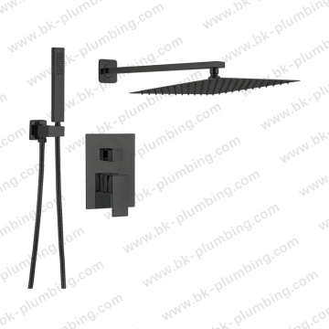 In-Wall Mounted Rain Shower Set - Hot and Cold Mixer