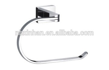 Elegant Chrome plating,wall mounted Bathroom brass open towel ring