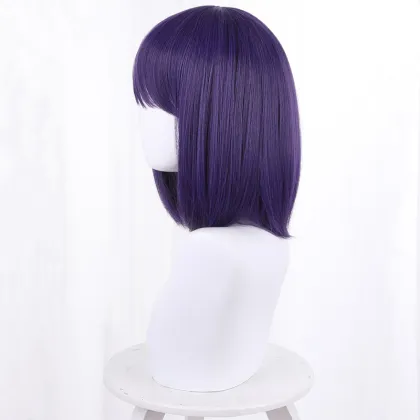 35cm Short Purple Anime Wig - Kitagawa Marin Cosplay Wigs for Women