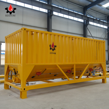 Horizontal Cement Silo Direct Sale from China Factory - 70 Ton Powder Storage Silo