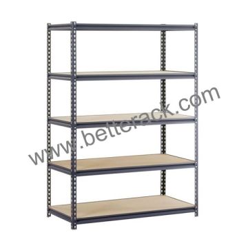 boltless storage rack for 5 shelves