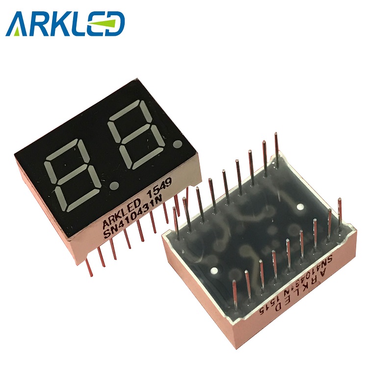 Blue 2 Digits Led Display