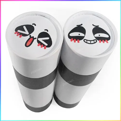 Packaging tube box with printing