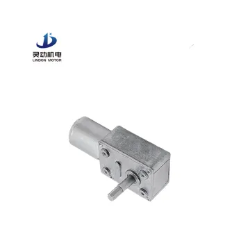 Customizable 6V/12V/24V DC Gear Motor: High Torque Mini Size Worm Gearbox Brushed Motor for Smart Vehicle Applications