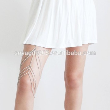 Multi Layers Tassel Body Chain Beach Simple Thigh Necklace