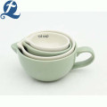 Colorful Measuring Ceramic Cup Set With Handle