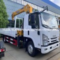 Grúa montada en camión isuzu