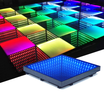 Portable 3D Infinity LED Dance Floor: P10 Stock Products for Stage Backgrounds & Weddings