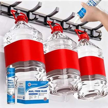 Waterproof Nail Free Glue for Ceramic, Stone, Metal, Wood, PVC and Most Substrates