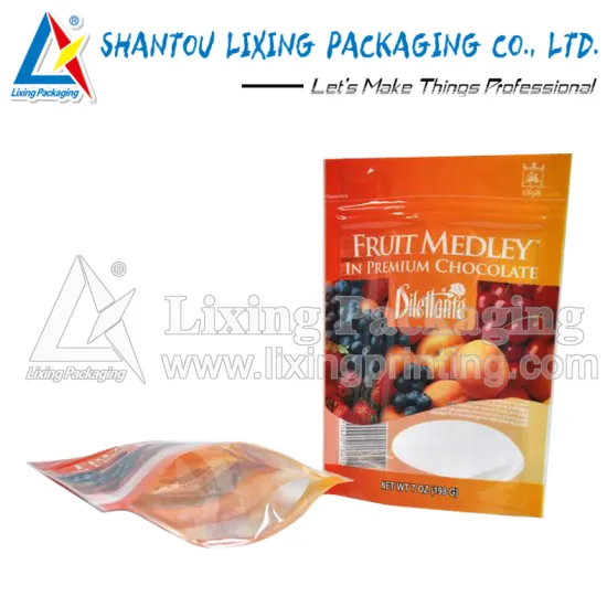 LIXING PACKAGING pp clear plastic food packaging bag