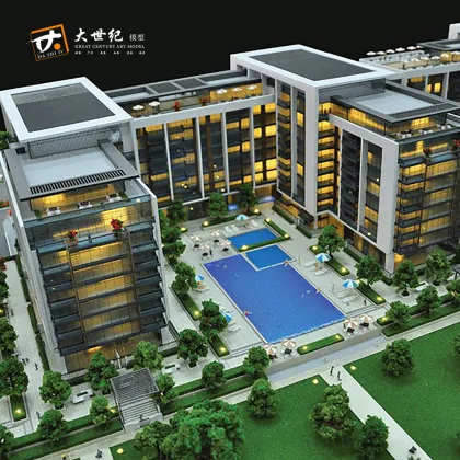 landscape architectural model architecture model