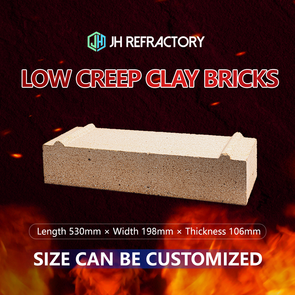 Low creep clay bricks Shaped bricks size