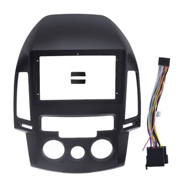 Car Stereo Radio Frame for Hyundai i30 with Wiring Harness and RCA Cables