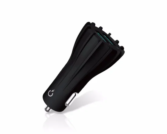 mobile phone car battery charger, CE RoHS mini portable car charger qc3.0 2.4a