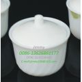 White Jade Glass Sugar Pot